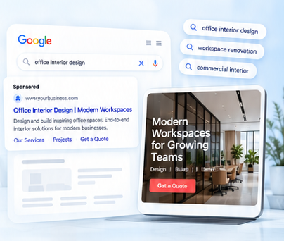 Performance Marketing Services in Delhi | PPC, Google Ads, CRO & Growth Strategy — illustrative design concept