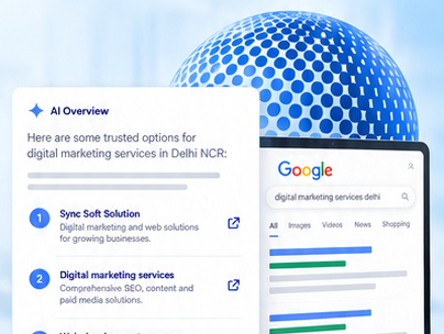 AI SEO Services | Search, Answers & Entity Clarity — illustrative design concept
