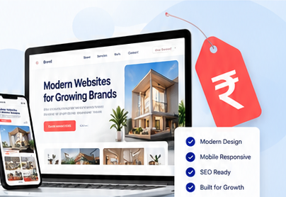 Website Designing Company in Delhi with Price — illustrative design concept