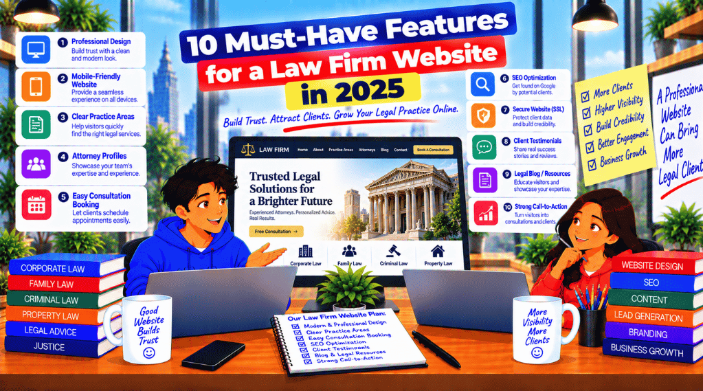 10 Must-Have Features for a Law Firm Website in 2025