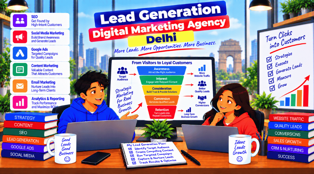 Lead generation digital marketing agency Delhi