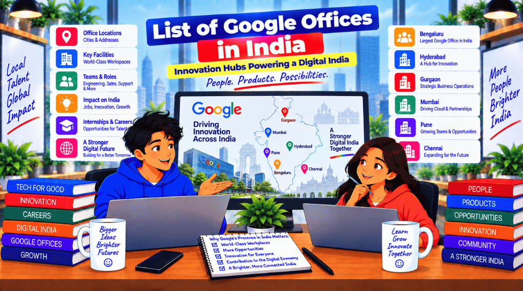 List of Google Offices in India