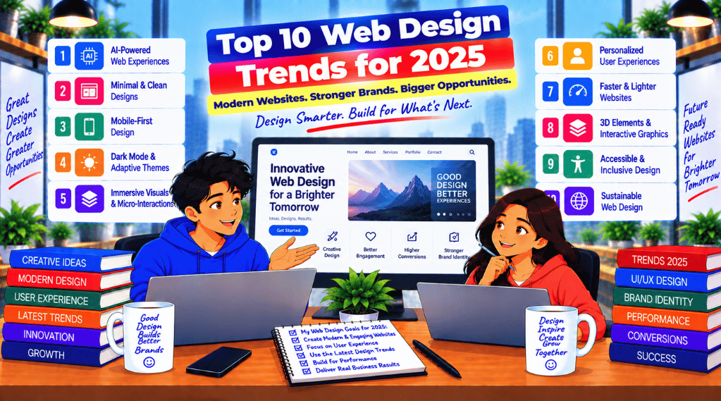 Top 10 Web Design Trends for 2025
