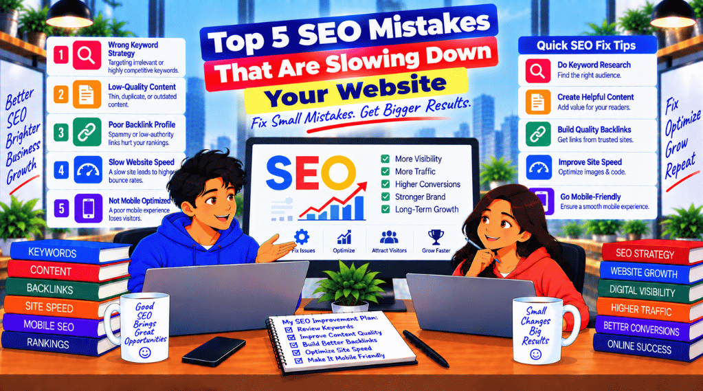 Top 5 SEO Mistakes That Are Slowing Down Your Website