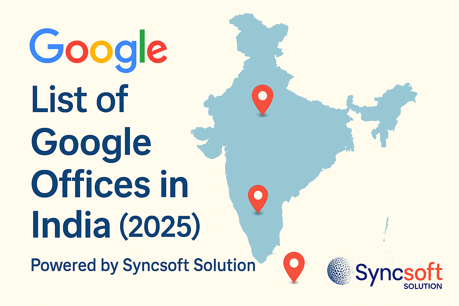 List Of Google Offices In PAN India