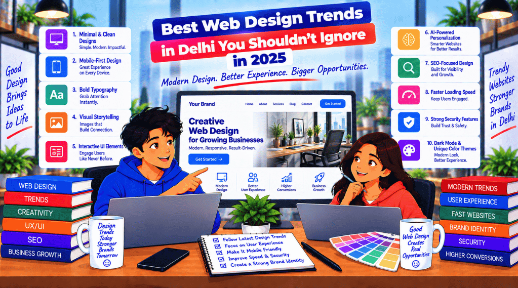Best Web Design Trends in Delhi You Shouldn’t Ignore in 2025