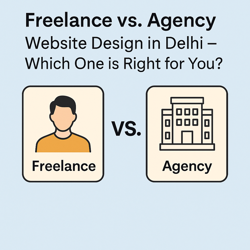 Freelance website designer in Delh