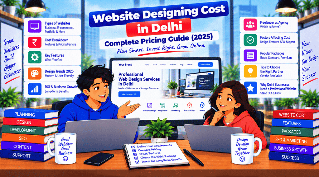 Website Designing Cost in Delhi