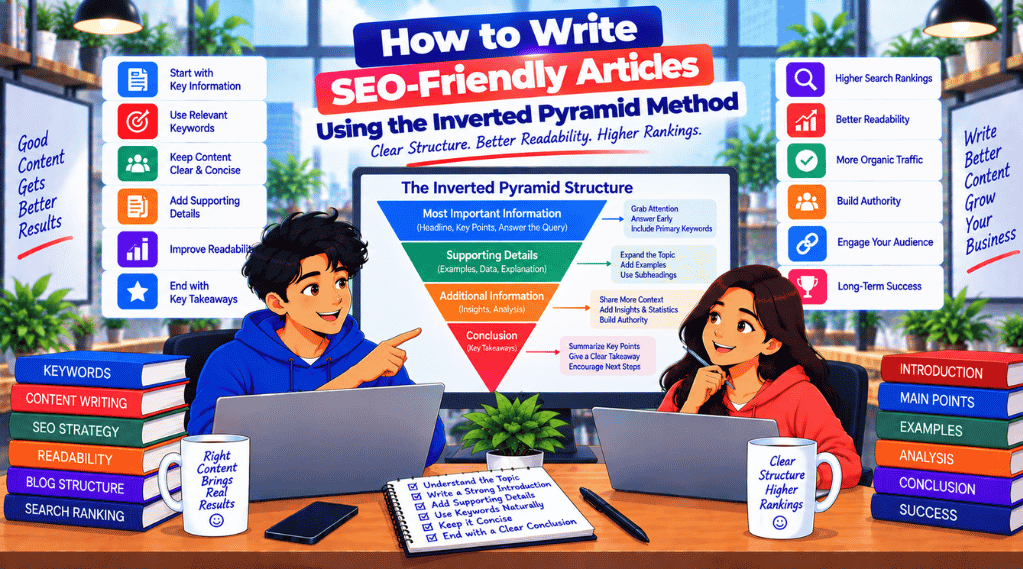 Write SEO-Friendly Articles Using the Inverted Pyramid Method
