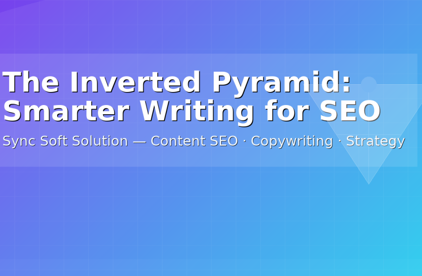 writing content with the inverted pyramid style
