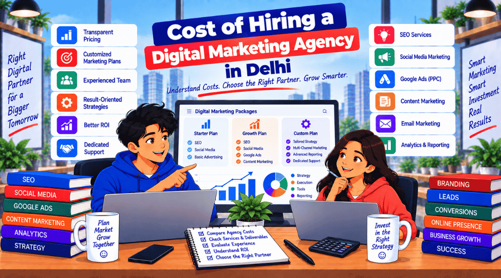 Cost of Hiring a Digital Marketing Agency in Delhi