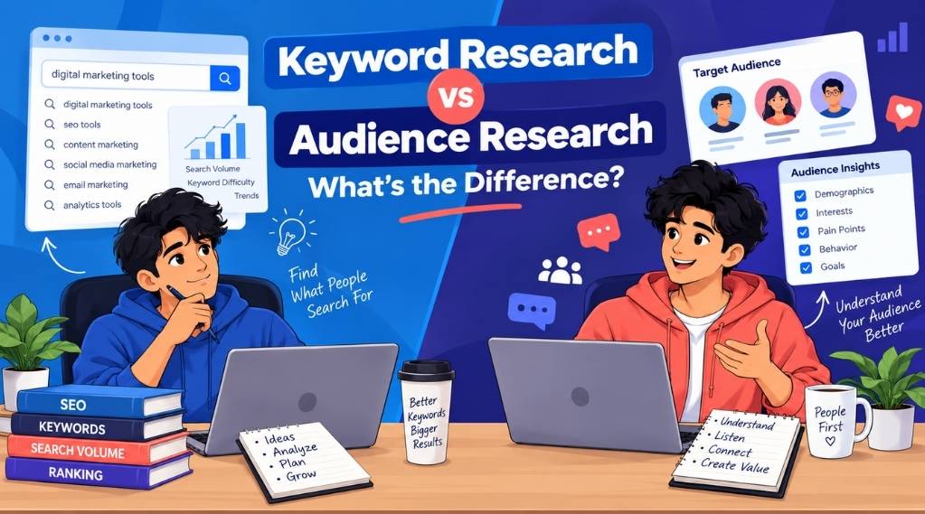 Keyword Research vs Audience Research..