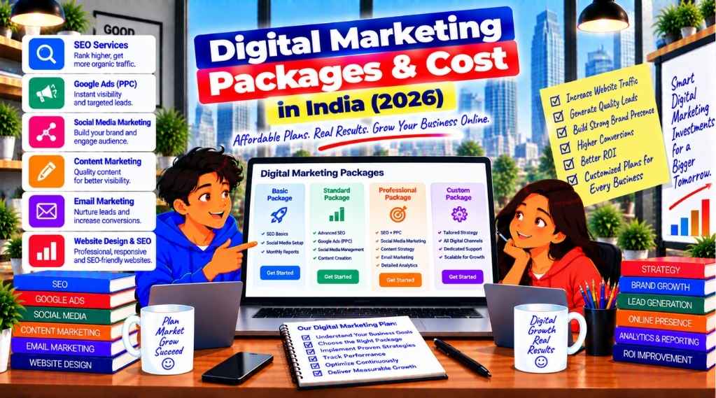 Digital Marketing Packages & Cost in India (2026)