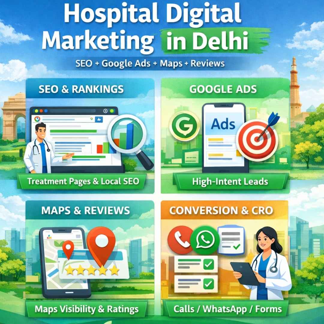 Hospital Digital Marketing Services Delhi